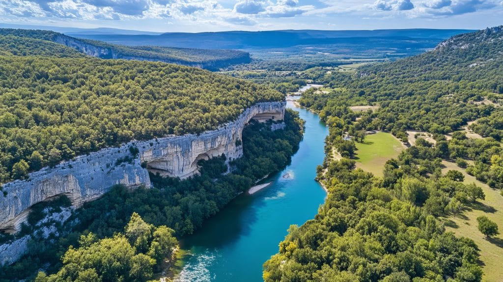 les vans en ardèche près du camping la rouveyrolle